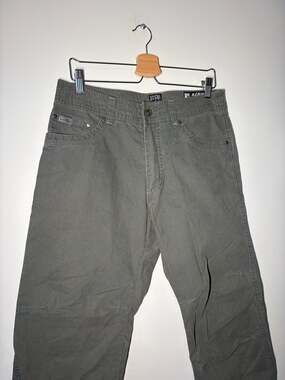 KÜHL Revolvr Vintage Patina Dye Hiking Pants Men's 31x30 Grey-Green